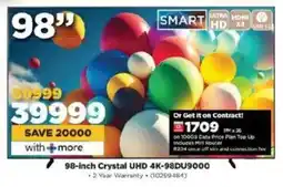 HiFi Corp SAMSUNG 98-inch Crystal UHD 4K-98DU9000 offer
