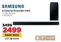 HiFi Corp SAMSUNG 2.1 Channel Sound Bar C450 offer