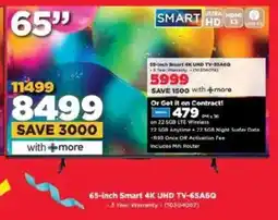HiFi Corp Hisense 65-inch Smart 4K UHD TV-65A5Q offer