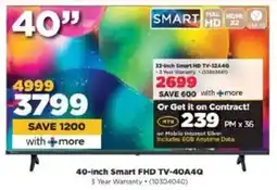 HiFi Corp Hisense 40-inch Smart FHD TV-40A4Q offer