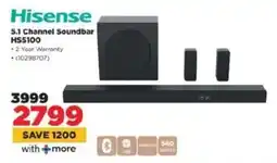 HiFi Corp Hisense 5.1 Channel Soundbar offer