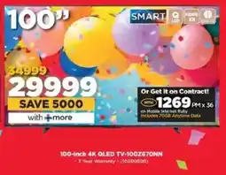 HiFi Corp TOSHIBA 100-inch 4K QLED TV-1002670NN offer