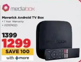 HiFi Corp Mediabox Maverick Android TV Box offer