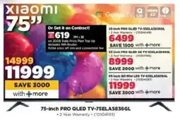 HiFi Corp Xiaomi 75-inch Pro QLED TV-75ELA5836GL offer
