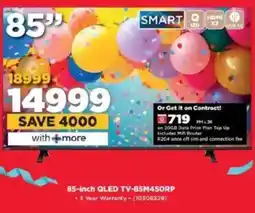 HiFi Corp TOSHIBA 85-inch QLED TV-85M450RP offer