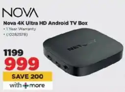 HiFi Corp Nova 4K Ultra HD Android TV Box offer
