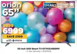 HiFi Corp Orion 65-inch UHD Smart TV-OTV65UHDSMV offer