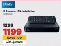 HiFi Corp DStv HD Decoder 10S-Installation offer