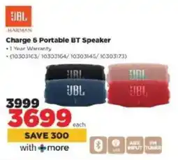HiFi Corp JBL Charge 6 Portable BT Speaker offer