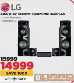 HiFi Corp LG 2300W AV Receiver System MR11AZAFLLK offer