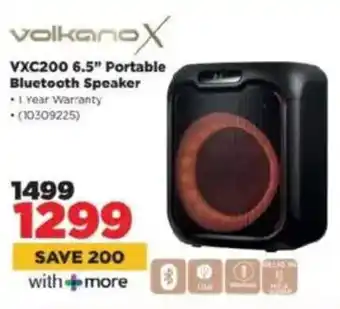 HiFi Corp Volkano X VXC200 6.5" Portable Bluetooth Speaker offer