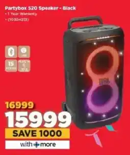 HiFi Corp JBL Partybox 520 Speaker Black offer