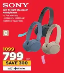 HiFi Corp SONY WH-CH520 Bluetooth Headphones offer