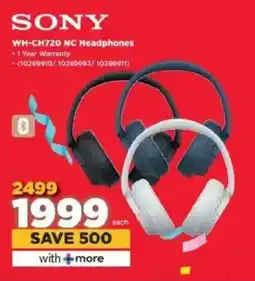 HiFi Corp SONY WH-CH720 NC Headphones offer