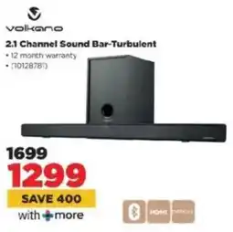 HiFi Corp Volkano 2.1 Channel Sound Bar-Turbulent offer