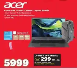 HiFi Corp Acer Aspire Lite 15 Intel Celeron Laptop Bundle offer