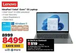 HiFi Corp Lenovo IdeaPad 1 Intel Core i3 Laptop offer