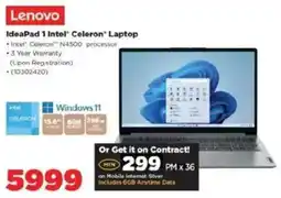 HiFi Corp Lenovo IdeaPad 1 Intel Celeron Laptop offer