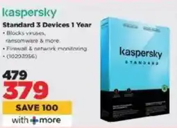 HiFi Corp Kaspersky Standard 3 Devices 1 Year offer
