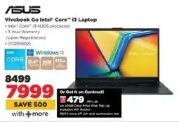 HiFi Corp ASUS Vivobook Go Intel Core i3 Laptop offer