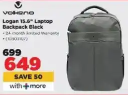 HiFi Corp Volkano Logan 15.6" Laptop Backpack Black offer
