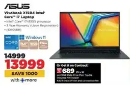 HiFi Corp ASUS Vivobook X1504 Intel Core i7 Laptop offer