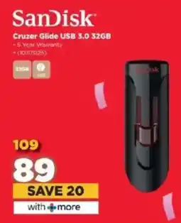 HiFi Corp SanDisk Cruzer Glide USB 3.0 32GB offer
