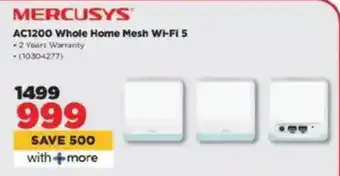 HiFi Corp Mercusys AC1200 Whole Home Mesh Wi-Fi 5 offer