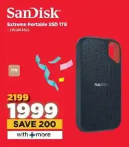 HiFi Corp SanDisk Extreme Portable SSD 1TB offer