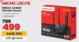 HiFi Corp Mercusys MR60X AX1500 Wireless Router offer