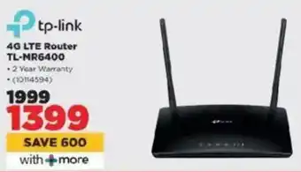 HiFi Corp Tp-link 4G LTE Router TL-MR6400 offer