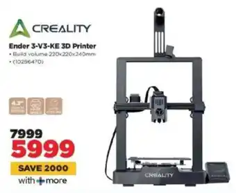 HiFi Corp CREALITY Ender 3-V3-KE 3D Printer offer