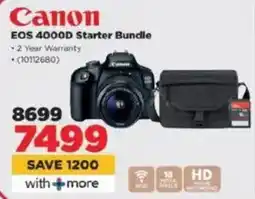 HiFi Corp Canon EOS 4000D Starter Bundle offer