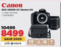 HiFi Corp Canon EOS 2000D DC Starter Kit offer