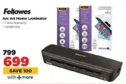 HiFi Corp Fellowes Arc A4 Home Laminator offer
