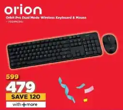 HiFi Corp Orion Orbit Pro Dual Mode Wireless Keyboard & Mouse offer