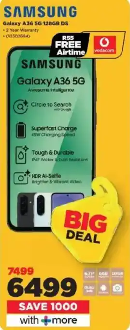 HiFi Corp SAMSUNG Galaxy A36 5G 128GB DS offer