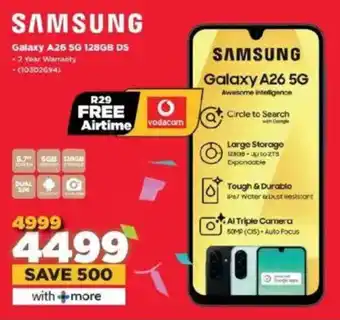 HiFi Corp SAMSUNG Galaxy A26 5G 128GB DS offer