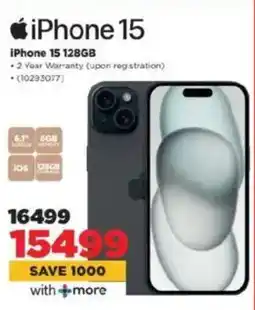 HiFi Corp iPhone 15 128GB offer