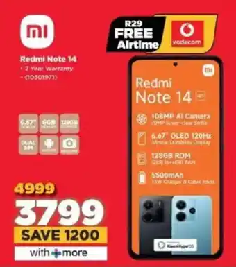 HiFi Corp Redmi Note 14 offer