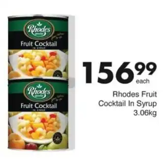 Save Hyper Rhodes Fruit Cocktail In Syrup offer
