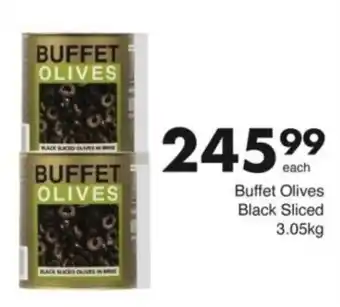 Save Hyper Buffet Olives Black Sliced offer