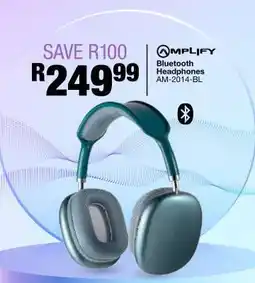 OK Furniture Amplify Bluetooth Headphones AM-2014-BL offer