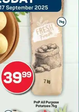Pick n Pay PnP All Purpose Potatoes 7kg offer