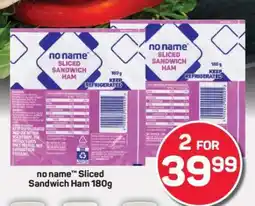 Pick n Pay no name Sliced Sandwich Ham 180g offer