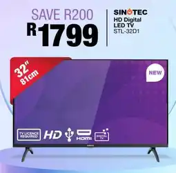 OK Furniture SINOTEC HD Digital LED TV STL-32D1 offer