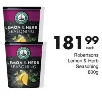 Save Hyper Robertsons Lemon & Herb Seasoning offer