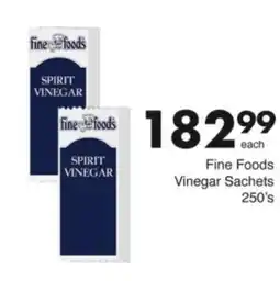 Save Hyper Fine Foods Vinegar Sachets offer