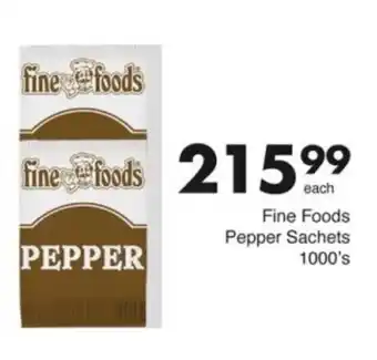 Save Hyper Fine Foods Pepper Sachets offer