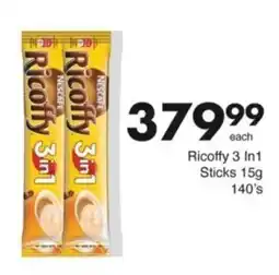 Save Hyper Nescafe Ricoffy 3 In1 Sticks offer